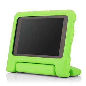 Fire HD 6 Case - MoKo Kids Shock Proof Convertible Handle Light Weight Super Protective Stand Cover for Amazon Kindle Fire HD 6 Inch 2014 Tablet, Green