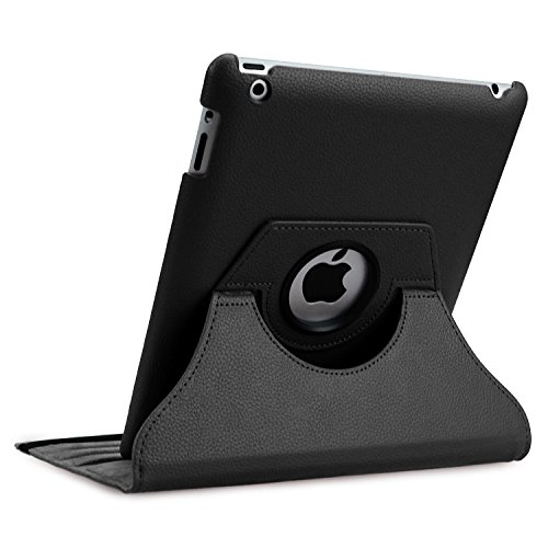 doupi ® 360° Smart Flip Cover for Apple iPad 2 3 4 Deluxe Leatherette Protective Case Sleep / Wake Function 360 Degree Rotatable Stand Screen Protector Blue doupi ® 360° Smart Flip Cover for Apple iPad 2 3 4 Deluxe Leatherette Protective Case Sleep / Wake Function 360 Degree Rotatable Stand Screen Protector Blue
