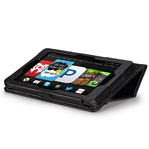 Fire HD 6 Case - MoKo Slim Folding Cover for Amazon Kindle Fire HD 6 Inch 2014 Tablet, Black (with Smart Cover Auto Wake/Sleep) Fire HD 6 Case - MoKo Slim Folding Cover for Amazon Kindle Fire HD 6 Inch 2014 Tablet, Black (with Smart Cover Auto Wake/Sleep)