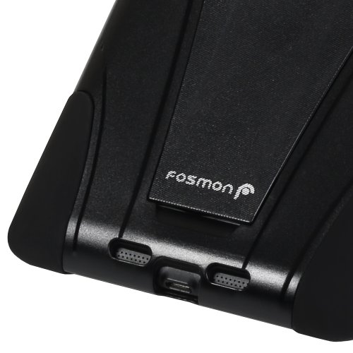 Fosmon Google Nexus 7 II FHD 2nd Gen 2013 (HYBO-V) Detachable Dual Layer Hybrid TPU + PC Protective Case Cover with Stand Function - Fosmon Retail Packaging (Black) Fosmon Google Nexus 7 II FHD 2nd Gen 2013 (HYBO-V) Detachable Dual Layer Hybrid TPU + PC Protective Case Cover with Stand Function - Fosmon Retail Packaging (Black)