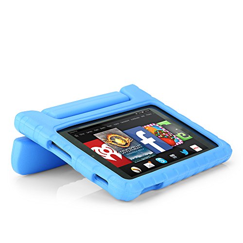 Fire HD 6 Case - MoKo Kids Shock Proof Convertible Handle Light Weight Super Protective Stand Cover for Amazon Kindle Fire HD 6 Inch 2014 Tablet, Blue Fire HD 6 Case - MoKo Kids Shock Proof Convertible Handle Light Weight Super Protective Stand Cover for Amazon Kindle Fire HD 6 Inch 2014 Tablet, Blue