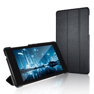 JETech Gold Slim-Fit Smart Case Cover for Google Nexus 7 2013 Tablet w/Stand and Auto Sleep/Wake Function (Black) - 0530