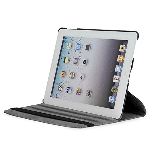 doupi ® 360° Smart Flip Cover for Apple iPad 2 3 4 Deluxe Leatherette Protective Case Sleep / Wake Function 360 Degree Rotatable Stand Screen Protector Blue doupi ® 360° Smart Flip Cover for Apple iPad 2 3 4 Deluxe Leatherette Protective Case Sleep / Wake Function 360 Degree Rotatable Stand Screen Protector Blue