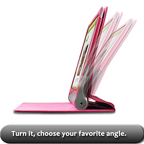 Infiland Lenovo Yoga Tablet 2 10.1 Case Cover- Folio PU Leather Slim Stand Case Cover for Lenovo Yoga Tablet 2 10.1-Inch Android and Windows Version (with Auto Sleep / Wake Feature)(Magenta) Infiland Lenovo Yoga Tablet 2 10.1 Case Cover- Folio PU Leather Slim Stand Case Cover for Lenovo Yoga Tablet 2 10.1-Inch Android and Windows Version (with Auto Sleep / Wake Feature)(Magenta)
