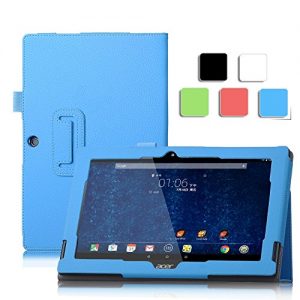 Acer Iconia Tab 10 A3-A30 10.1-Inch Case - IVSO Slim-Book Stand Cover Case for Acer Iconia Tab 10 A3-A30 Tablet (Blue)
