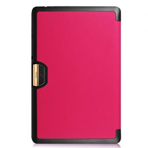 Acer Iconia Tab 10 A3-A40 Case, Pasonomi® Ultra Slim Lightweight PU Leather Folio Case Stand Cover for Acer Iconia Tab 10 A3-A40 10.1" Android Tablet (Hot Pink)