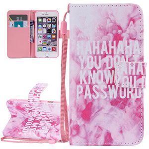 iPhone 6 Case, iPhone 6S Case, ISAKEN Wallet Flip Case with Strap for iPhone 6S/iPhone 6, Creative Printing Drawing PU Leather Magnetic Flip Wallet Case Purse Bag Cell Phone Case mobile Cover Protect Skin with Credit Card Slot Stand Stander Holder For Apple iPhone 6 4.7" - light pink clouds iPhone 6 Case, iPhone 6S Case, ISAKEN Wallet Flip Case with Strap for iPhone 6S/iPhone 6, Creative Printing Drawing PU Leather Magnetic Flip Wallet Case Purse Bag Cell Phone Case mobile Cover Protect Skin with Credit Card Slot Stand Stander Holder For Apple iPhone 6 4.7" - light pink clouds