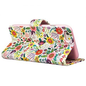 iPhone 6S Wallet Case, Dimaka Floral Pattern Flower Wallet Case, with Flip Stand Card Slots Cash Compartment, Premium PU Leather with Strap Hole for iPhone 6/6S 4.7" Bush Flower iPhone 6S Wallet Case, Dimaka Floral Pattern Flower Wallet Case, with Flip Stand Card Slots Cash Compartment, Premium PU Leather with Strap Hole for iPhone 6/6S 4.7" Bush Flower