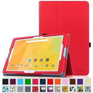 Fintie Acer Iconia One 10 B3-A20 Case - Premium PU Leather Folio Slim Fit Stand Cover For Acer Iconia One B3-A20 10.1-Inch Tablet, Red