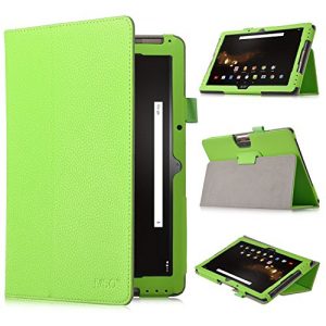 Acer Iconia Tab 10 A3-A40 Case - IVSO Slim-Book Stand Cover Case for Acer Iconia Tab 10 A3-A40 10.1-inch Tablet (Green)