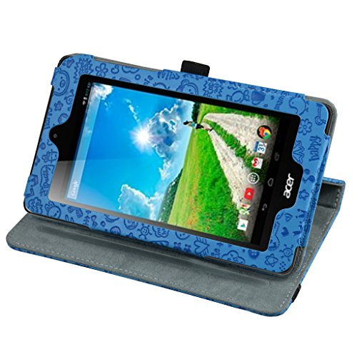 Acer Iconia B1-770 Rotating Case,Mama Mouth 360 Degree Rotary Stand With Cute Lovely Pattern Cover For 7" Acer Iconia B1-770 Android Tablet,Blue Acer Iconia B1-770 Rotating Case,Mama Mouth 360 Degree Rotary Stand With Cute Lovely Pattern Cover For 7" Acer Iconia B1-770 Android Tablet,Blue