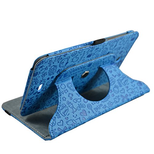 Acer Iconia B1-770 Rotating Case,Mama Mouth 360 Degree Rotary Stand With Cute Lovely Pattern Cover For 7" Acer Iconia B1-770 Android Tablet,Blue Acer Iconia B1-770 Rotating Case,Mama Mouth 360 Degree Rotary Stand With Cute Lovely Pattern Cover For 7" Acer Iconia B1-770 Android Tablet,Blue