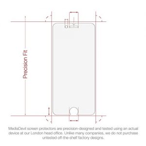 Apple iPhone 6/6S Screen Protector, MediaDevil Magicscreen Crystal Clear (Invisible) Edition - (2 x Protectors)