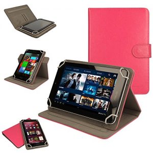 TECHGEAR® [Cosmic (8)] Universal Case for Acer Iconia One 8 (B1-810) - 360 Degree Rotating & Detachable Holder Case with Viewing stand (PINK)