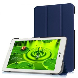 TopAce PU Leather Smart Case With Stand Function For Acer Iconia One 8 B1-850 (Blue)
