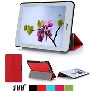 Acer Iconia Tab 8 A1-840 FHD Case Cover, Fyy Ultra Slim Magnetic Smart Cover Case for Acer Iconia Tab 8 A1-840 FHD Red