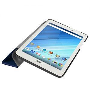 TopAce PU Leather Smart Case With Stand Function For Acer Iconia One 8 B1-850 (Blue)