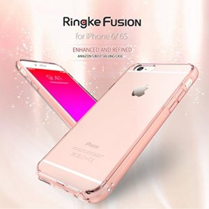 Ringke Fusion G0106FUT1 Shock Absorption TPU Bumper Case with Anti-Scratch Coated PC Back for iPhone 6/ 6S - Crystal Clear