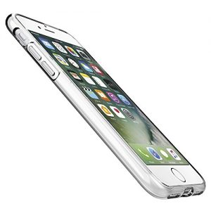 iPhone 7 Case, Spigen® [Liquid Crystal] Ultra-Thin [Crystal Clear] Premium Semi-transparent / Exact Fit / NO Bulkiness Soft Case for iPhone 7 (2016) – (042CS20435)