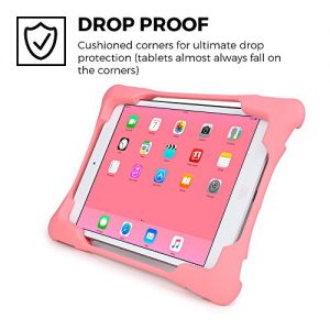 Cooper Cases(TM) Trooper Acer Iconia One 8 B1-810, B1-820/FHD Drop Proof Rugged Case in Pink (Patent Pending Ultraslim Body, Reinforced Corners, Open Rear-Camera, Kickstand)