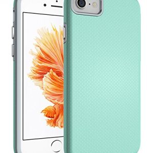 iPhone 7 Case Dual Layer Slim Fit Hybrid Cover with Dotted Textured Pattern / Shock Absorption and Anti-Scratch Technology or Apple iPhone 7 Case (4.7 inch)