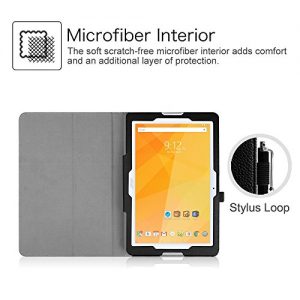 Fintie Acer Iconia One 10 B3-A20 Case - Premium PU Leather Folio Slim Fit Stand Cover For Acer Iconia One B3-A20 10.1-Inch Tablet, Black