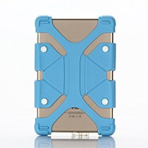 FEING Super Shock Proof Cover Lightweight Kid-Friendly Protective Case with Stand Function Universal Case for All 7.9" ~ 9" Tablet (Such as Acer Iconia One 8 B1-850/Acer Iconia One 8 B1-820/Acer Iconia One 8 B1-830/Acer Predator 8/Samsung Galaxy Tab S2 8.0/Samsung Galaxy Tab A 8.0/Samsung Galaxy Tab E 8.0/Samsung Galaxy Tab 4 8.0/Asus ZenPad 8.0/Asus ZenPad S 8.0/Lenovo Yoga Tab 3 8 850F etc.), Azure (#*KID Universal Holder#*), Rewards with A Free Stylus Pen