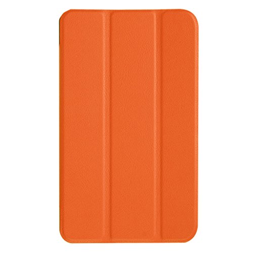 Acer Iconia B1-770 Slim Shell Case,Mama Mouth Ultra Slim Lightweight 3-folding PU Leather Standing Cover For 7" Acer Iconia B1-770 Android Tablet,Orange Acer Iconia B1-770 Slim Shell Case,Mama Mouth Ultra Slim Lightweight 3-folding PU Leather Standing Cover For 7" Acer Iconia B1-770 Android Tablet,Orange