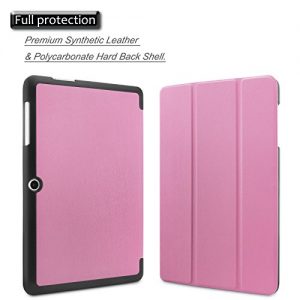 Infiland Acer Iconia One 10 B3-A20 Case Cover- Ultra Slim Lightweight Shell Stand Cover for Acer Iconia One 10 B3-A20 10.1-Inch Tablet(Pink)