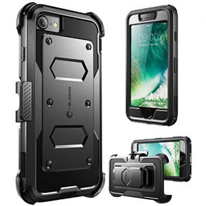 iPhone 7 Case, [Armorbox] i-Blason built in [Screen Protector] [Full body] [Heavy Duty Protection ] Shock Reduction / Bumper Case for Apple iPhone 7 2016 Release (Black)
