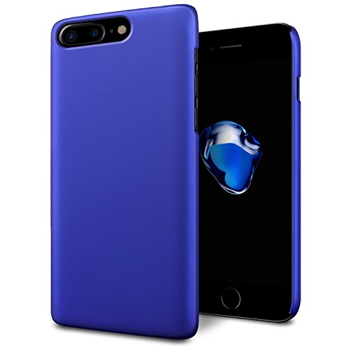 iPhone 7 Plus Case - SLEO Rubberized Hard PC Back Case Cover for iPhone 7 Plus - Blue iPhone 7 Plus Case - SLEO Rubberized Hard PC Back Case Cover for iPhone 7 Plus - Blue