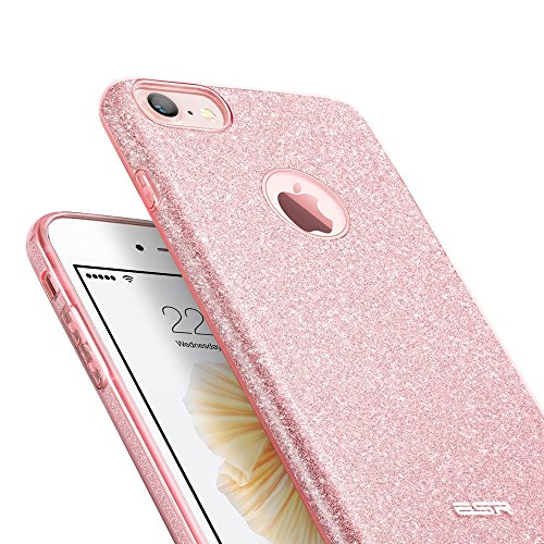 iPhone 7 Case,Case iPhone 7,ESR® Ultra Thin iPhone 7 Sparkle Bling Glitter Case Cover for iPhone 7 (Rose Gold) iPhone 7 Case,Case iPhone 7,ESR® Ultra Thin iPhone 7 Sparkle Bling Glitter Case Cover for iPhone 7 (Rose Gold)