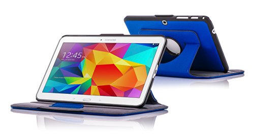 ForeFront Cases® New Leather Rotating Case Cover for Samsung Galaxy Tab 4 10.1 T530 - Full device protection and Smart Auto Sleep Wake function with 3 YEAR FOREFRONT CASES WARRANTY + STYLUS & SCREEN PROTECTOR ForeFront Cases® New Leather Rotating Case Cover for Samsung Galaxy Tab 4 10.1 T530 - Full device protection and Smart Auto Sleep Wake function with 3 YEAR FOREFRONT CASES WARRANTY + STYLUS & SCREEN PROTECTOR