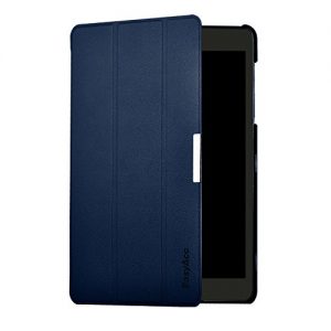 EasyAcc Ultra Slim Samsung Galaxy Tab A 9.7 T550 Smart Case Cover with Stand / Auto Sleep Wake-up for Samsung Galaxy Tab A 9.7 (Top Premium PU Leather, Folded Cover Design, Dark Blue)