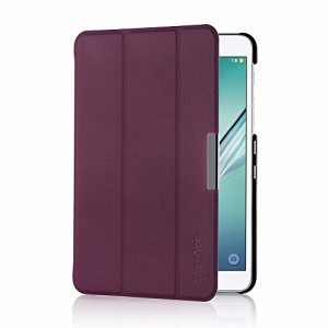 EasyAcc Ultra Slim Samsung Galaxy Tab S2 8.0 Smart Case Cover with Stand / Auto Sleep Wake-up for Samsung Galaxy Tab Tab S2 T715N 20.31 cm (8 Inch) Tablet-PC LTE Smart Cover (Top Premium PU Leather, Folded Cover Design, Purple)