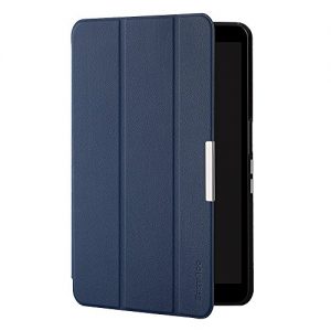 EasyAcc Samsung Galaxy Tab A 10.1 Case, EasyAcc Ultra Slim Lightweight with Stand / Auto Sleep Wake-up Function Cover Smart Case for Samsung Galaxy Tab A 10.1 SM-T580N/ SM-T585N (Top Premium PU Leather, Folded Cover Design, Dark Blue)