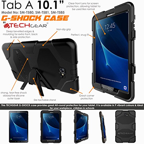 TECHGEAR® GSHOCK Case for Samsung Galaxy Tab A 10.1" 2016 (SMT580 S