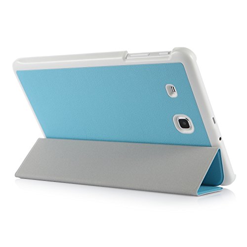 iHarbort® Samsung Galaxy Tab E 9.6 Case - Ultra Slim Lightweight shell Holder Stand Leather Case for Samsung Galaxy Tab E 9.6 Inch T560 T565 (galaxy Tab E 9.6, Light Blue) iHarbort® Samsung Galaxy Tab E 9.6 Case - Ultra Slim Lightweight shell Holder Stand Leather Case for Samsung Galaxy Tab E 9.6 Inch T560 T565 (galaxy Tab E 9.6, Light Blue)