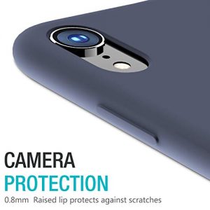 TOZO for iPhone XR Case 6.1 Inch(2018) Liquid Silicone Gel Rubber Shockproof Shell Ultra-Thin [Slim Fit] Soft 4 Side Full Protection Cover Blue