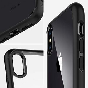 Spigen 057CS22129 Ultra Hybrid Designed for iPhone Xs Case (2018) iPhone X Case (2017) – Matte Black
