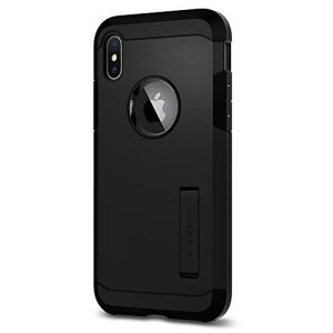 Spigen 057CS22160 Tough Armor Designed for iPhone Xs Case (2018) iPhone X Case (2017) – Matte Black