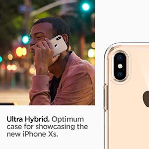 Spigen 057CS22127 Ultra Hybrid Designed for iPhone Xs Case (2018) iPhone X Case (2017) – Crystal Clear